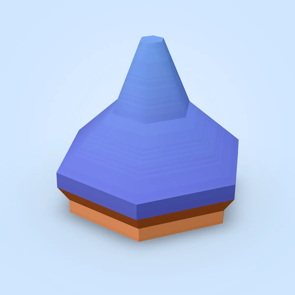 Tower Hexagon Roof Model