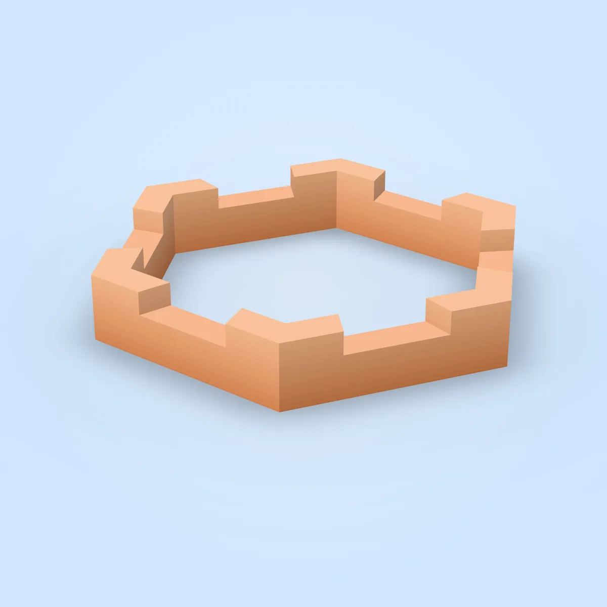Tower Hexagon Top Model