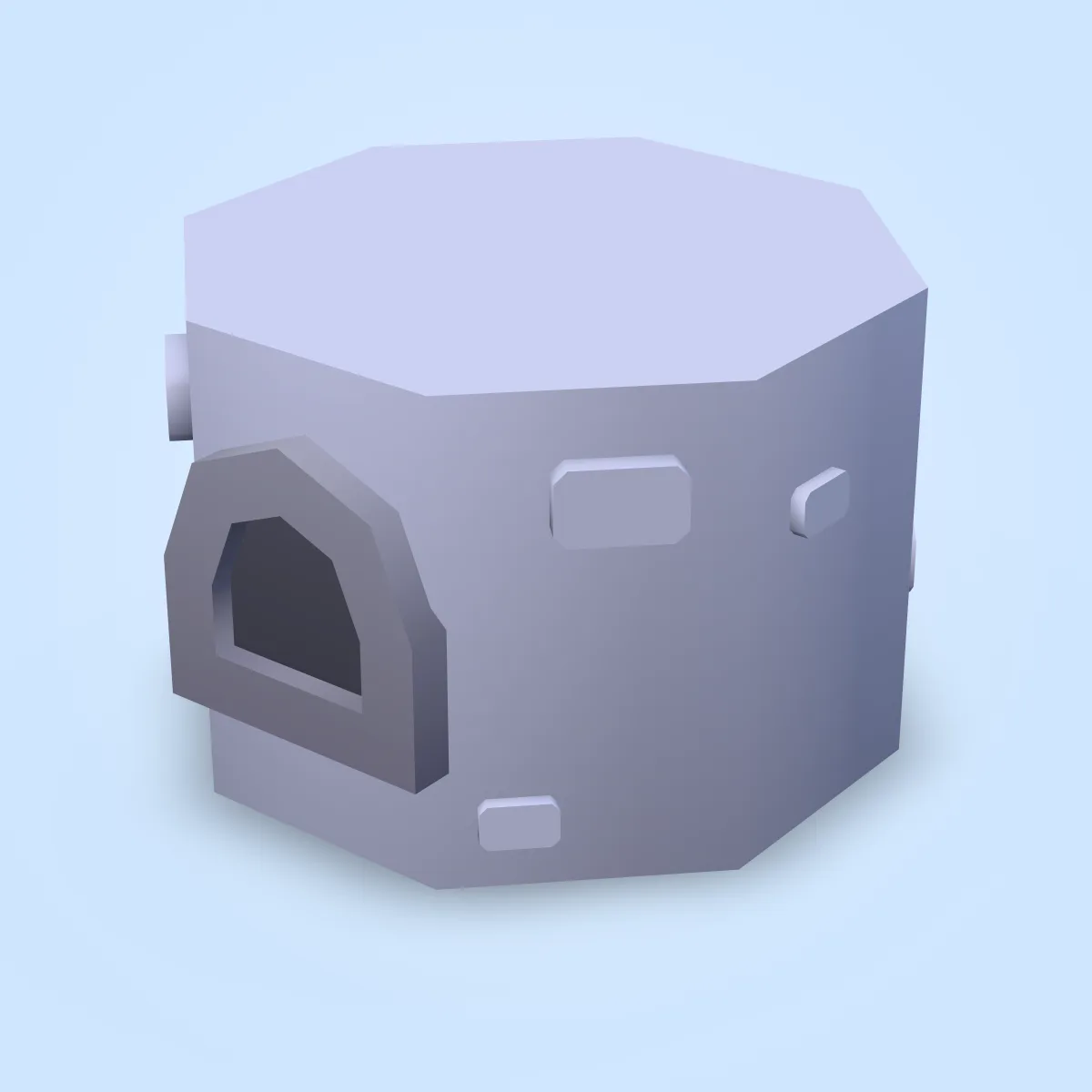 Tower Middle Windows Model