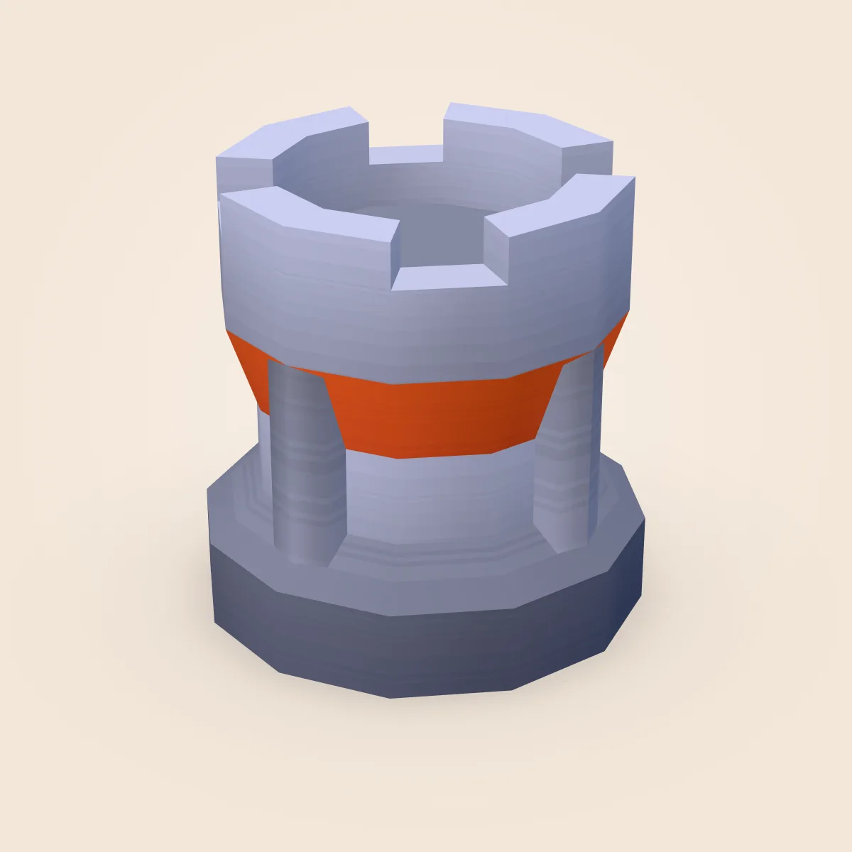 Tower Round Build Type A Model