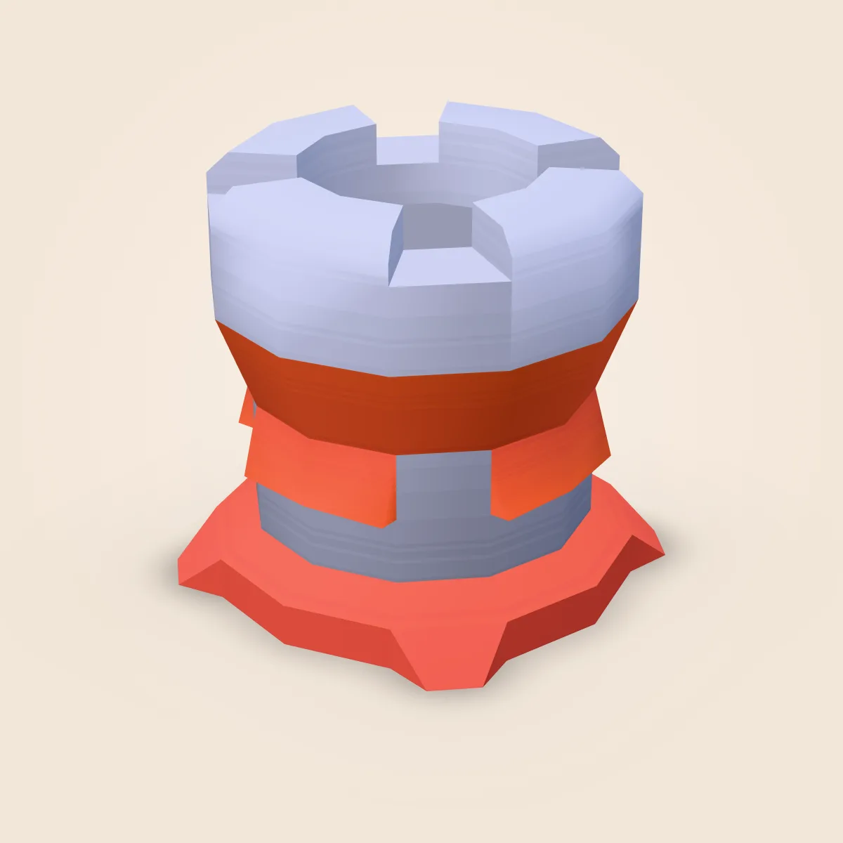 Tower Round Build Type B Model