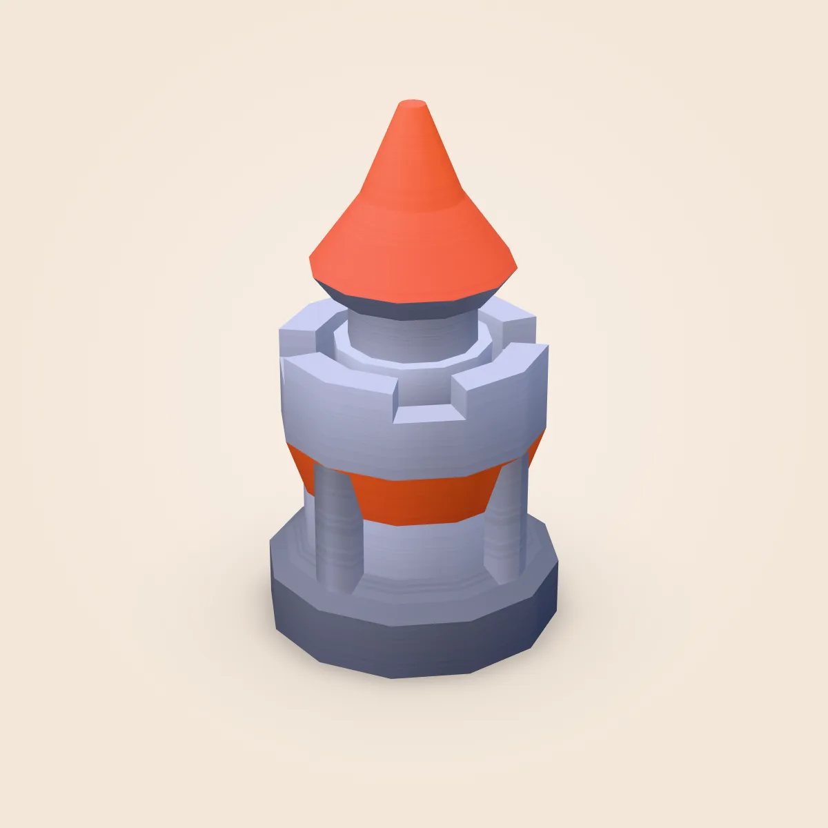 Tower Round Build Type D Model
