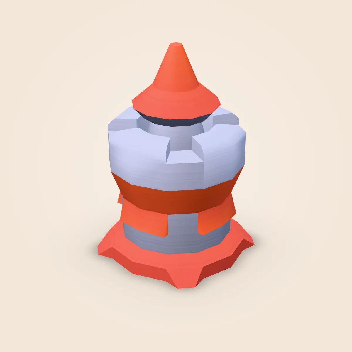 Tower Round Build Type E Model