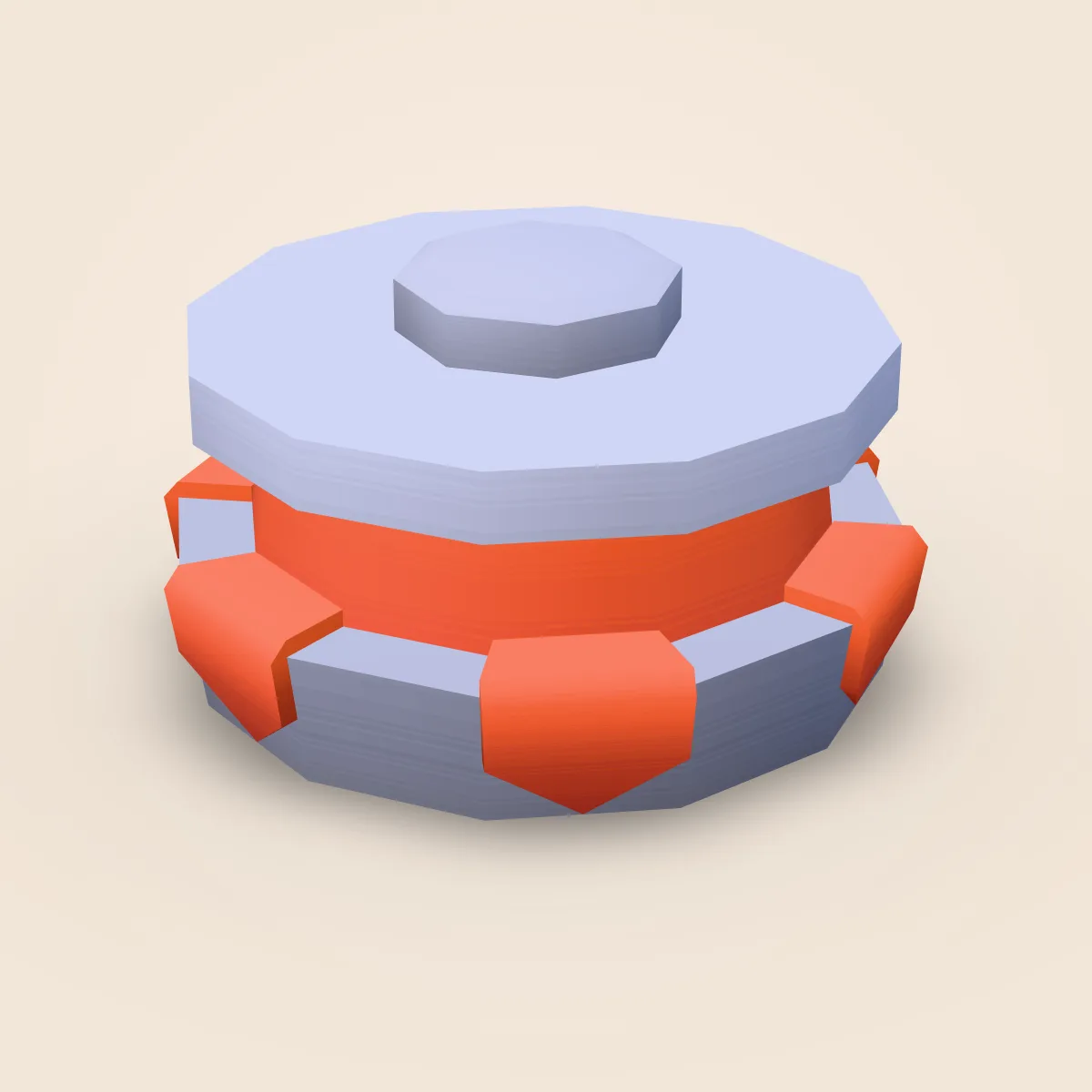 Tower Round Middle Type A Model