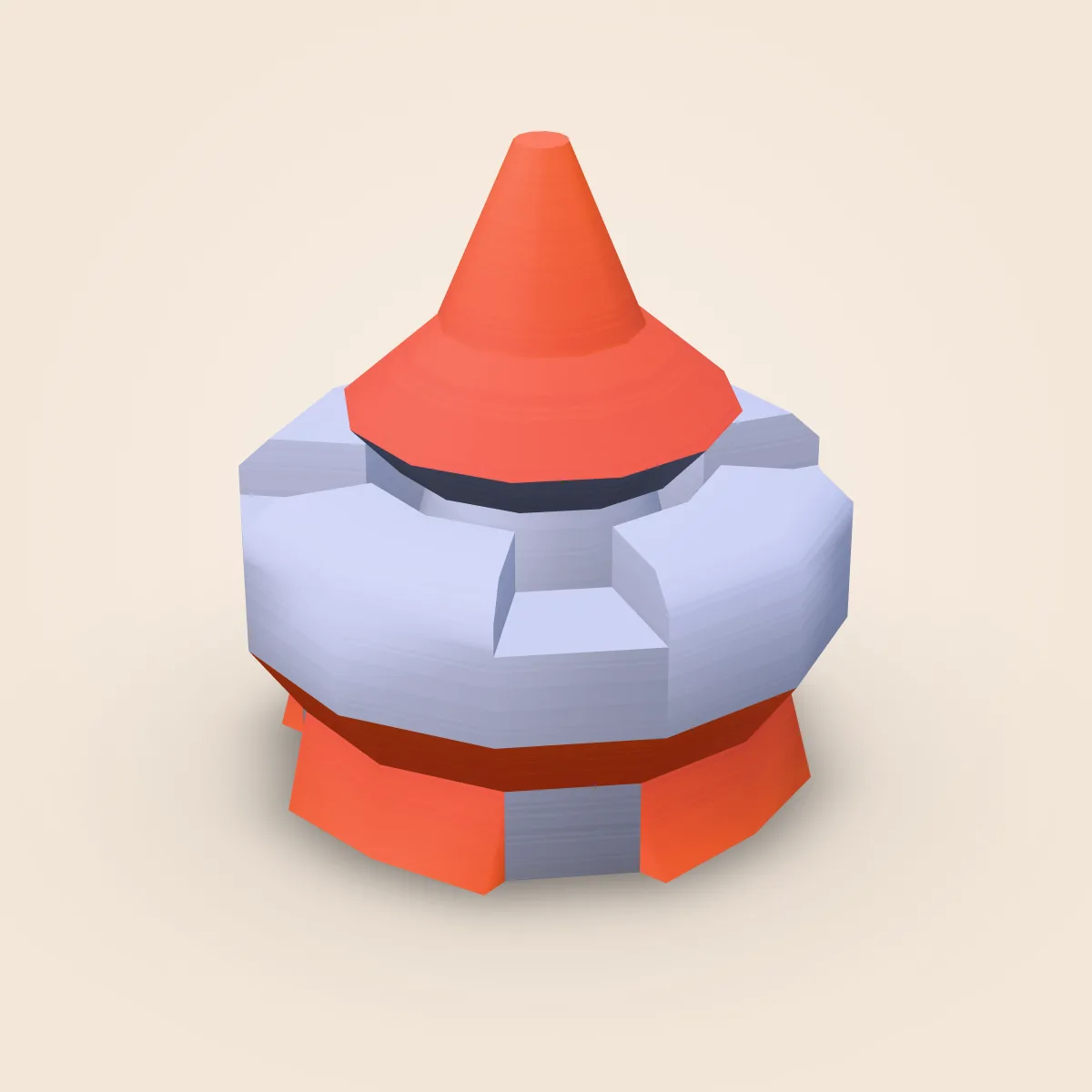 Tower Round Roof Type C Model
