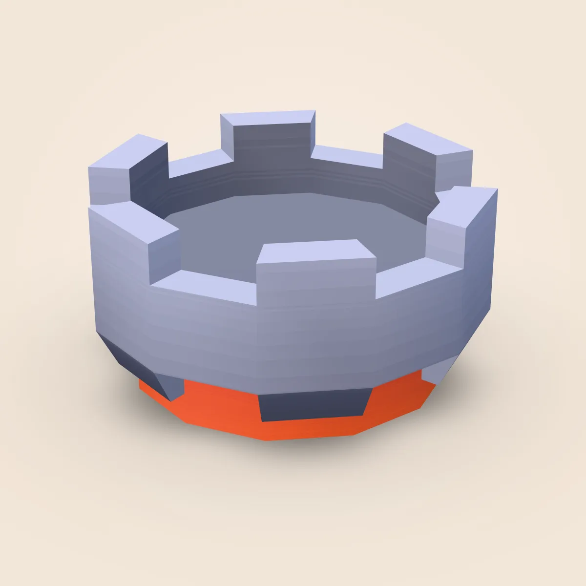 Tower Round Top Type B Model