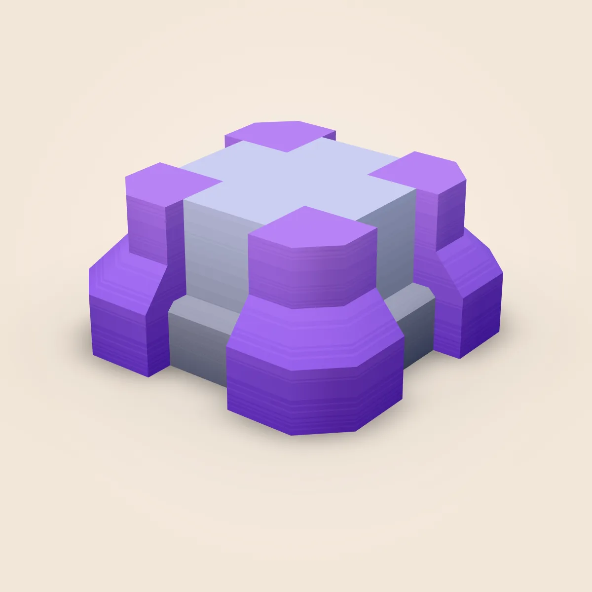 Tower Square Bottom Type B Model