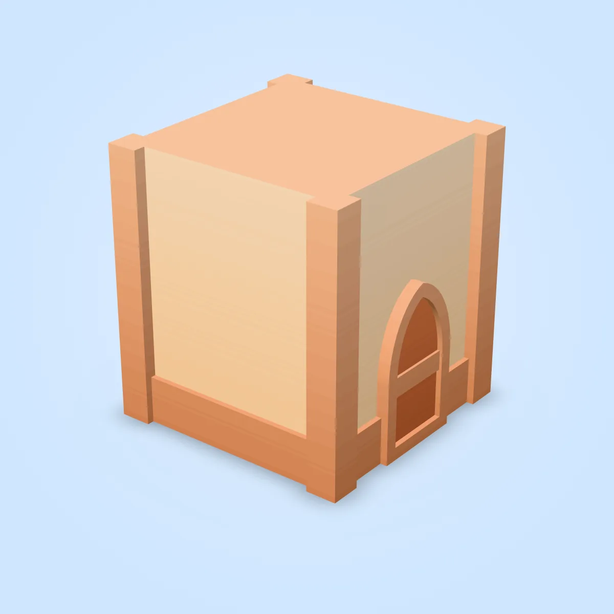 Tower Square Mid Door Model