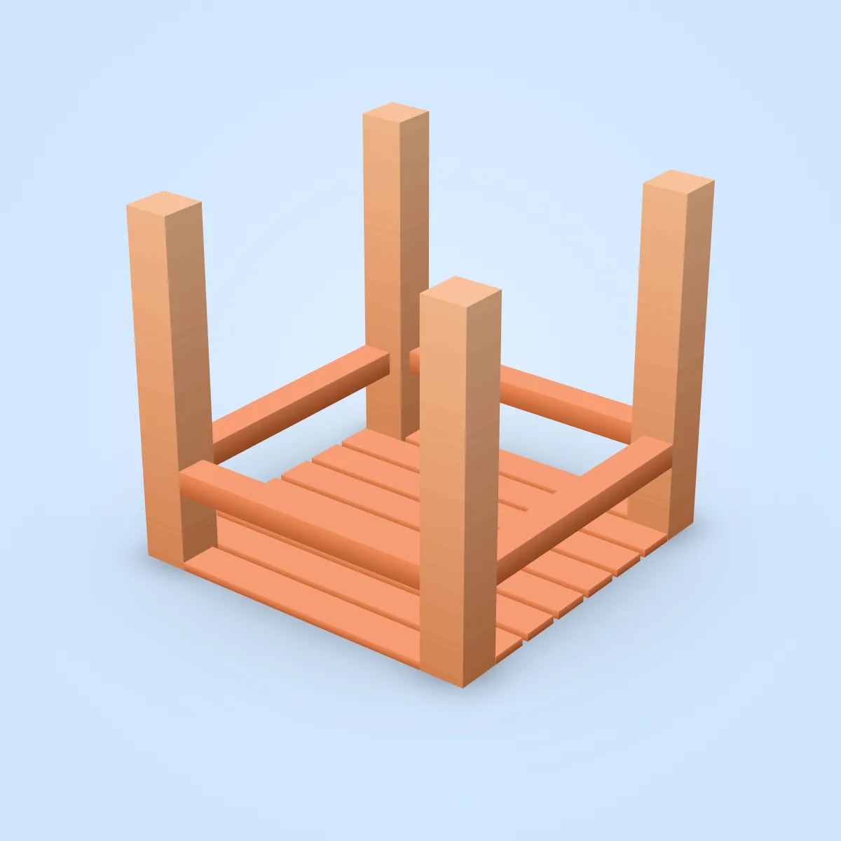 Tower Square Mid Open Simple Model