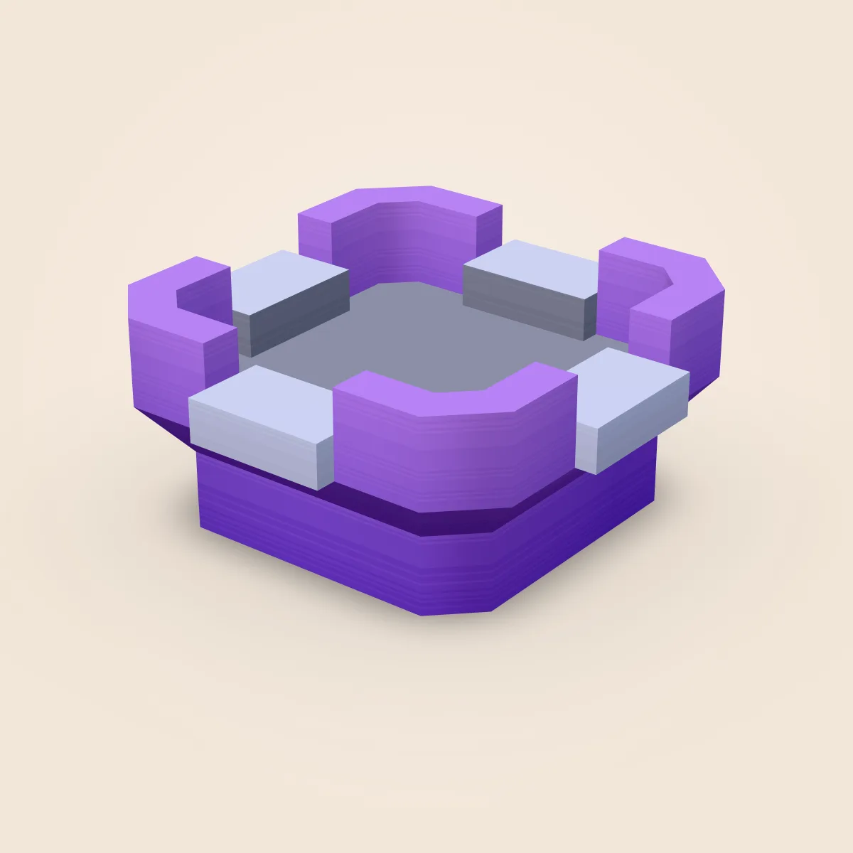Tower Square Top Type B Model