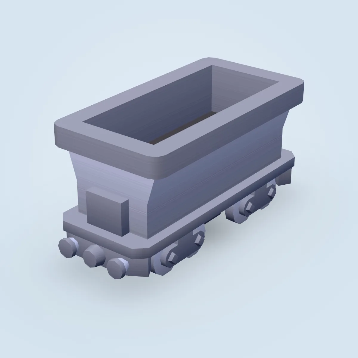 Train Carriage Box Model