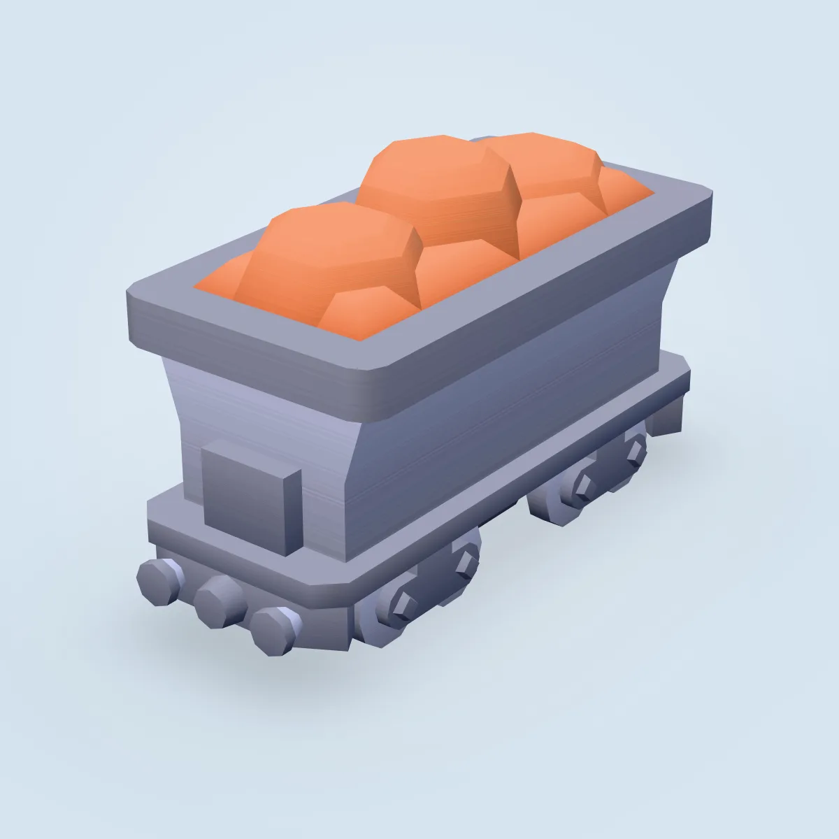Train Carriage Dirt Model