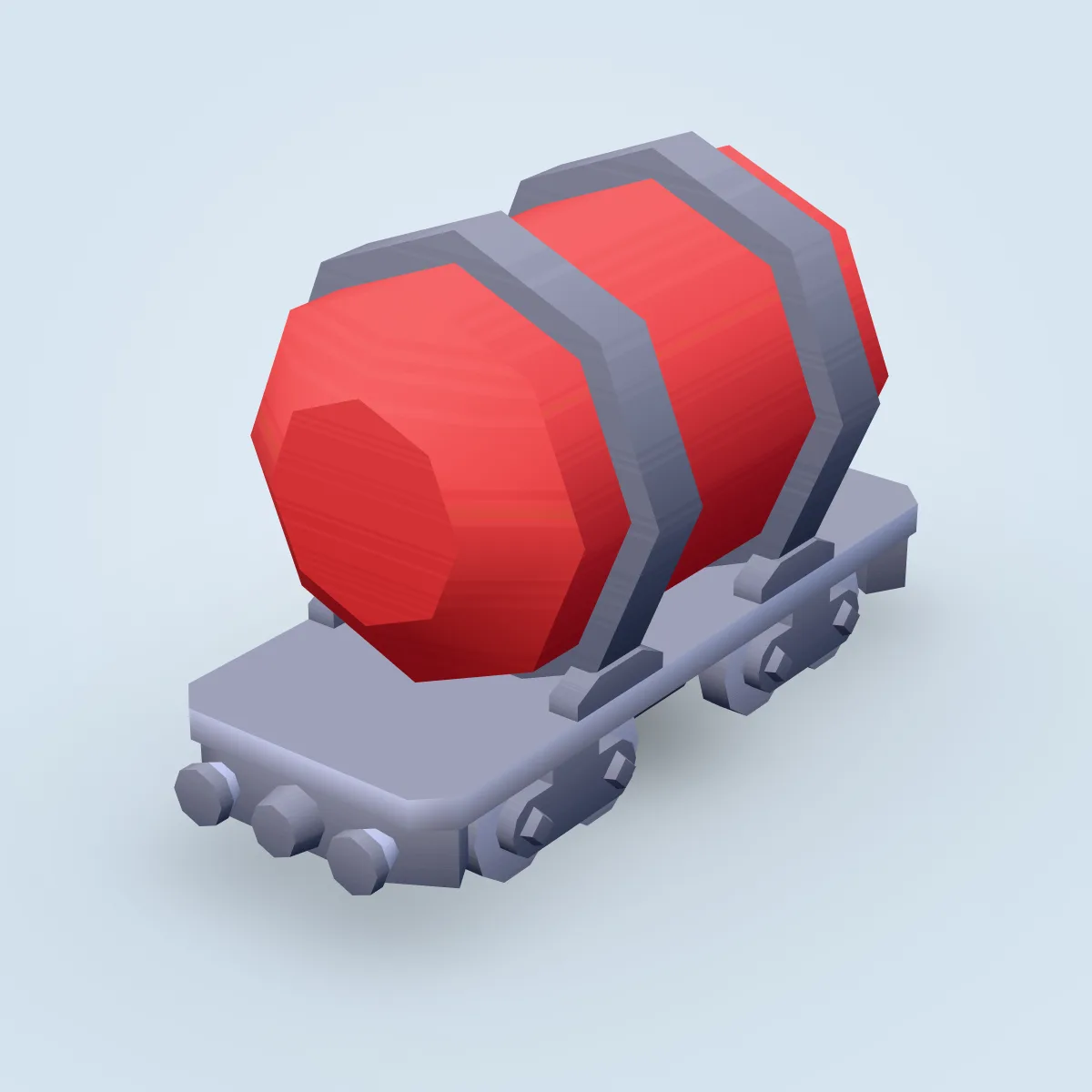 Train Carriage Tank Model