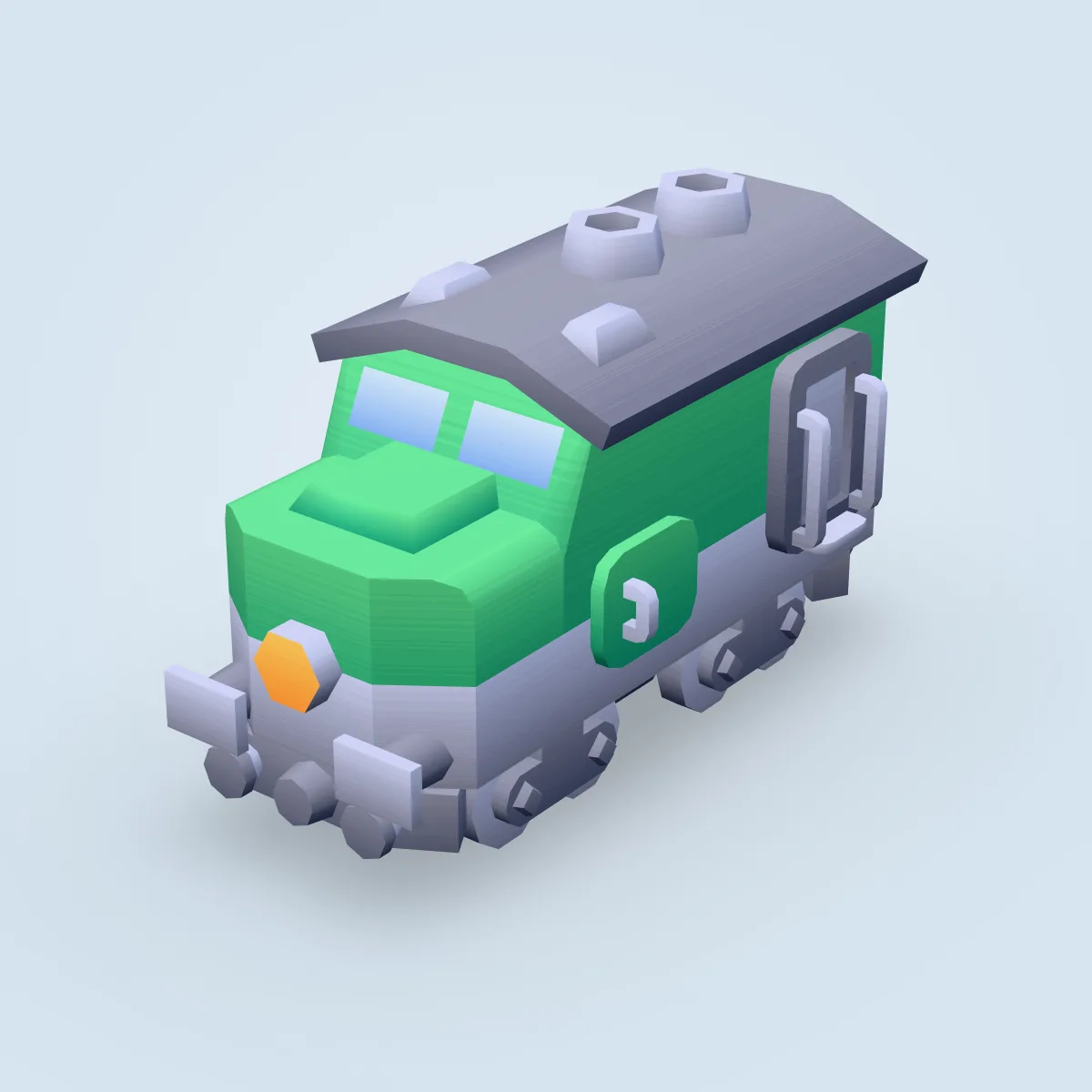 Train Diesel Box Type A Model