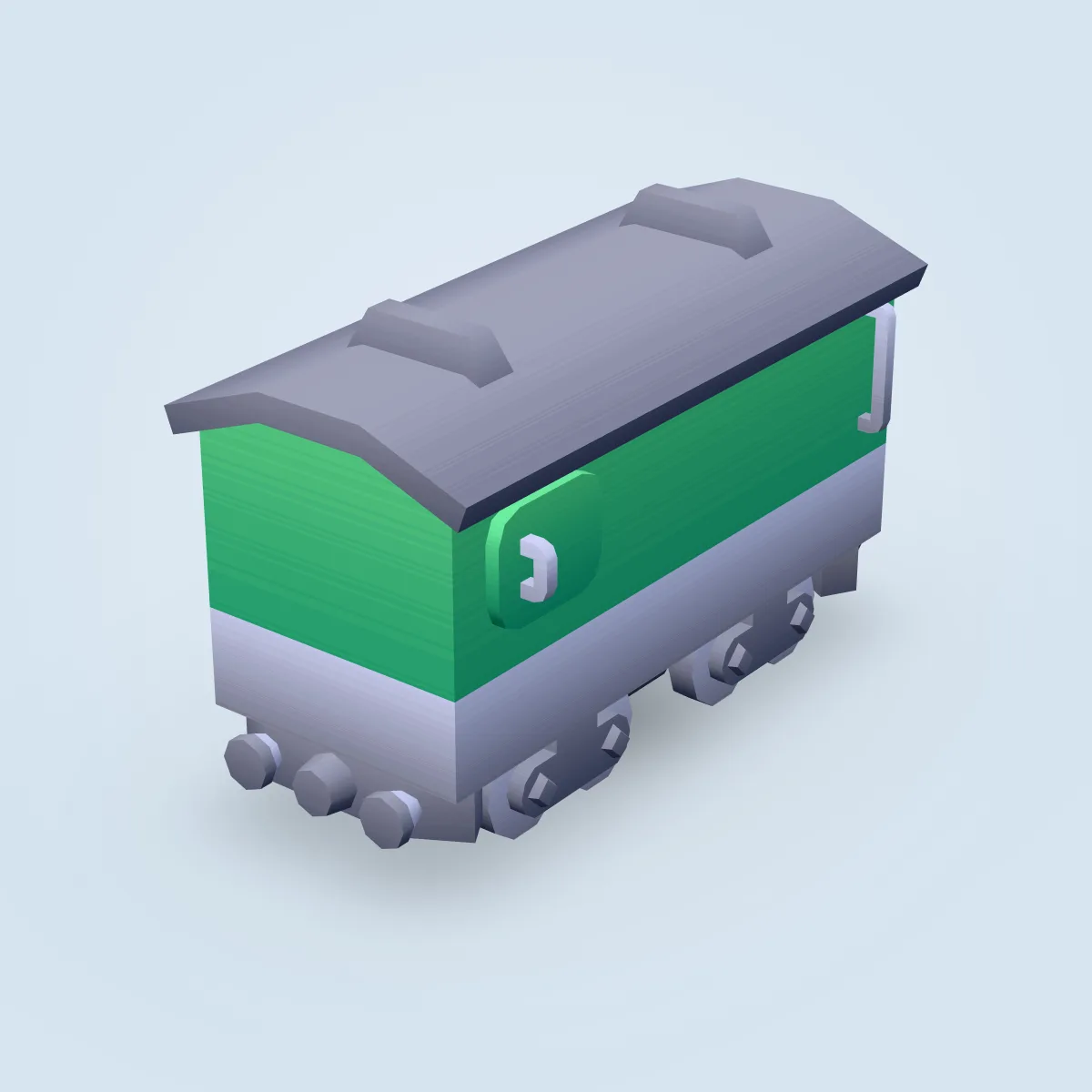Train Diesel Box Type B Model