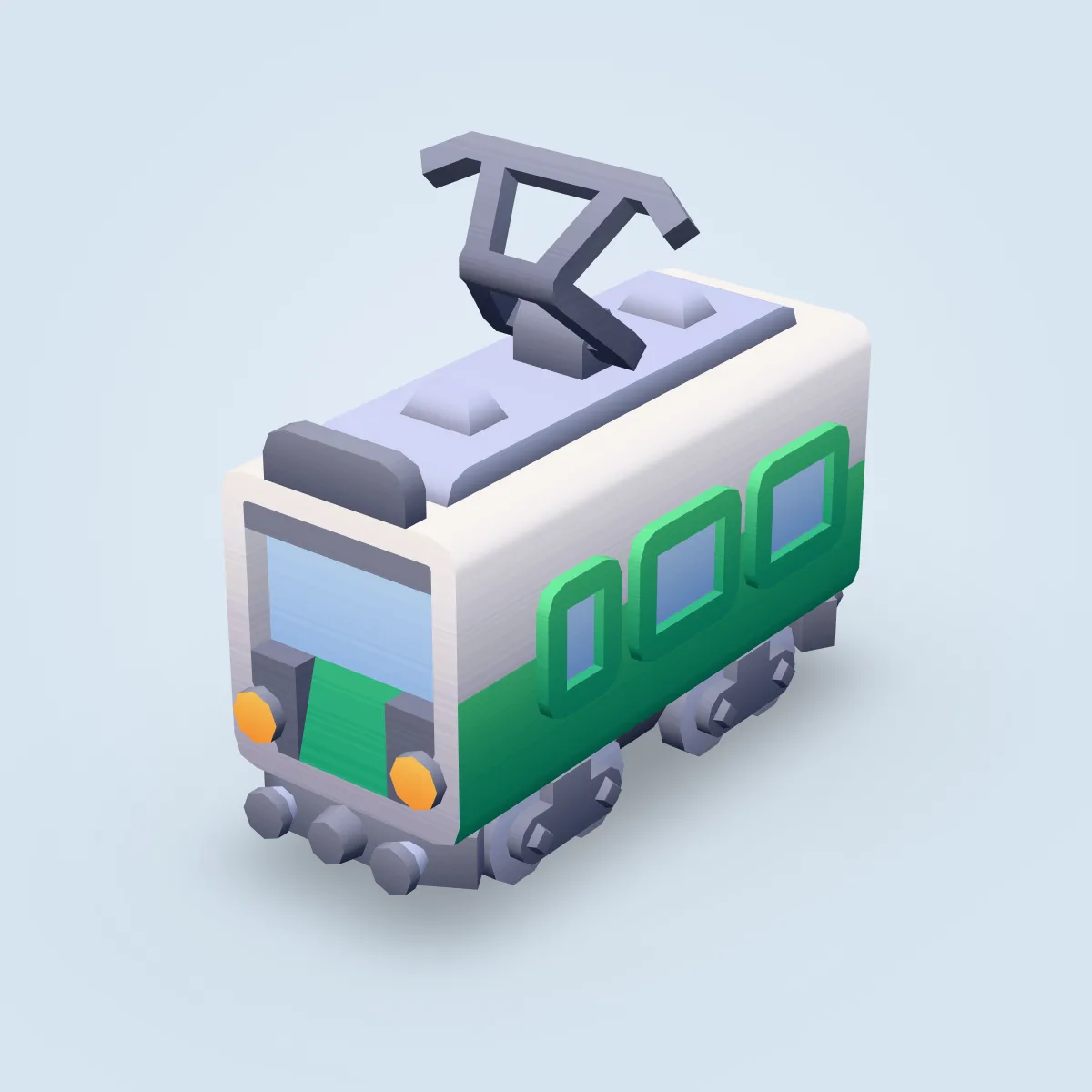 Train Electric Square Type A Model