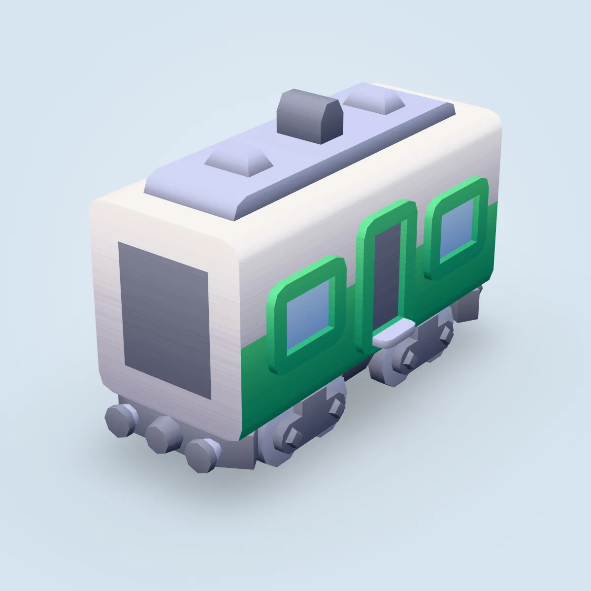 Train Electric Square Type B Model