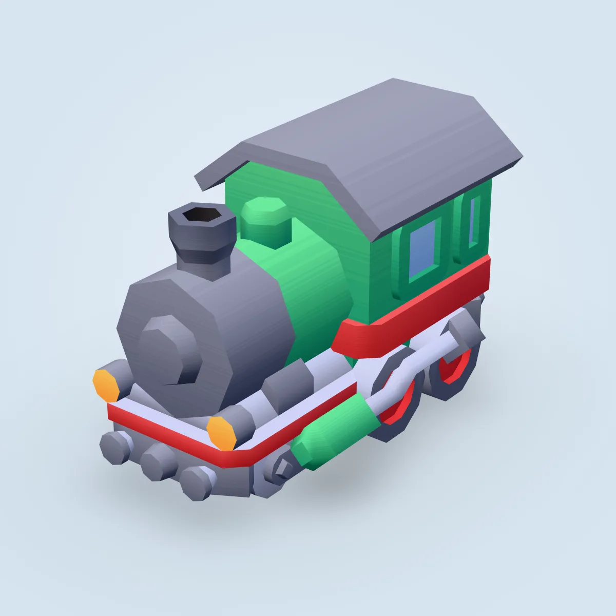 Train Locomotive Type A Model