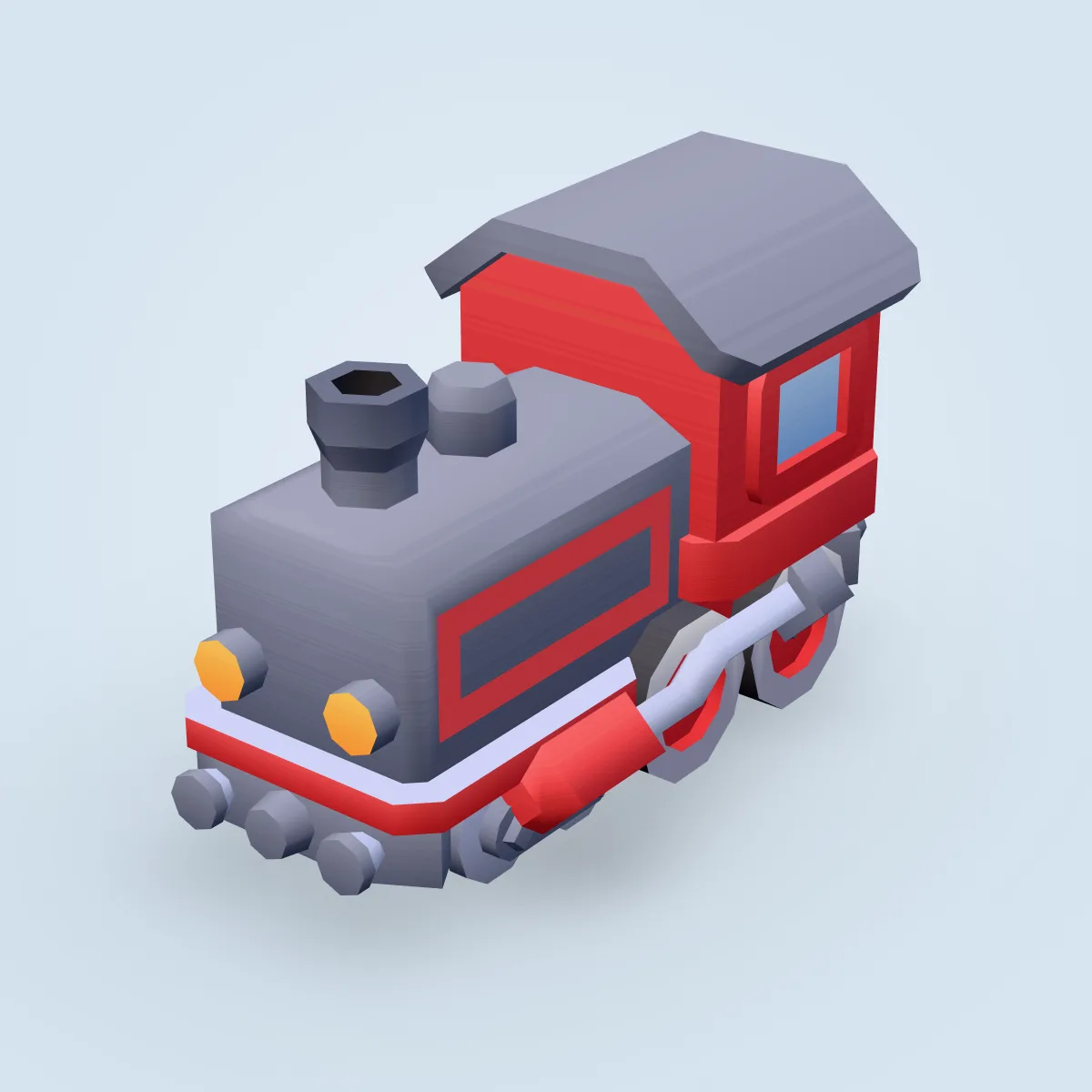 Train Locomotive Type B Model
