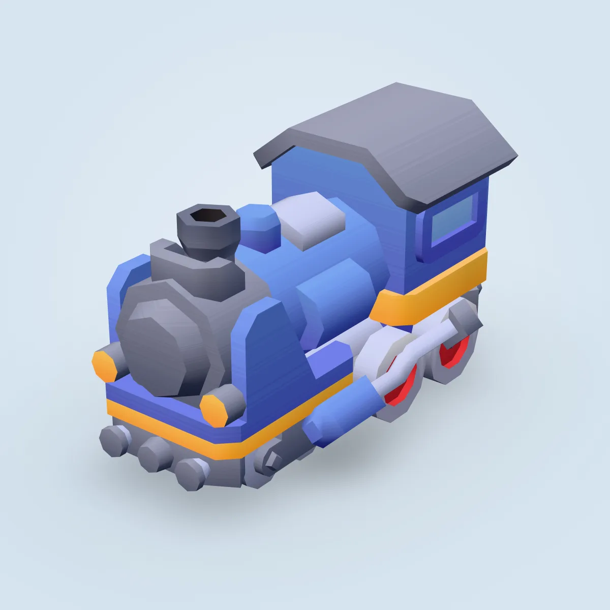 Train Locomotive Type C Model