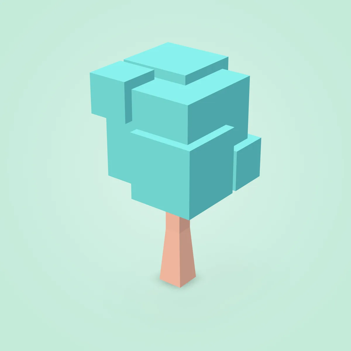 Tree Blocks Dark Set