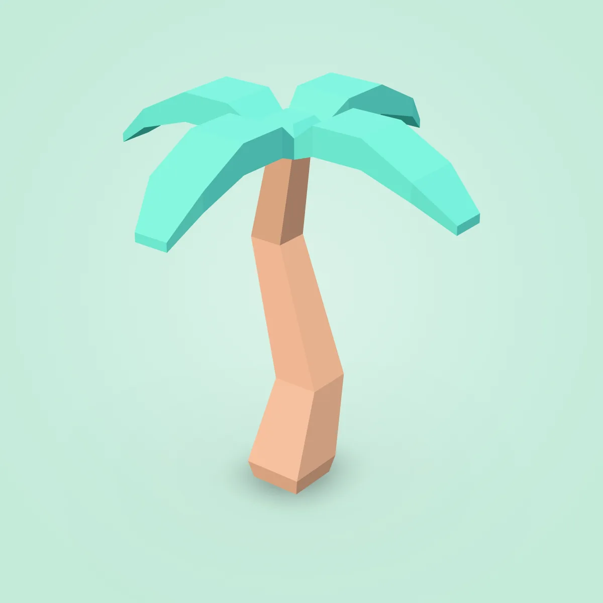 Tree Palm Short Model