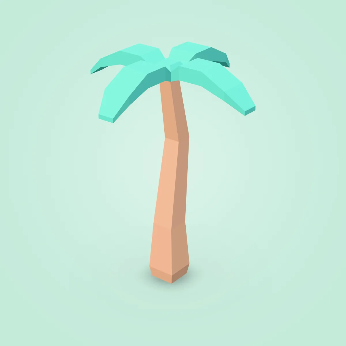 Tree Palm Tall Model