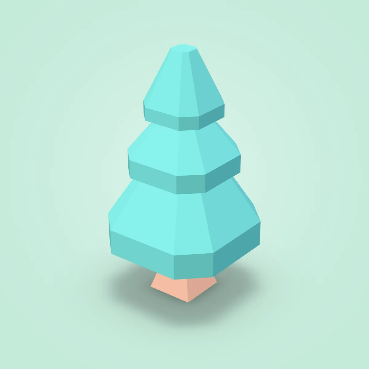 Tree Pine Small Type A Model
