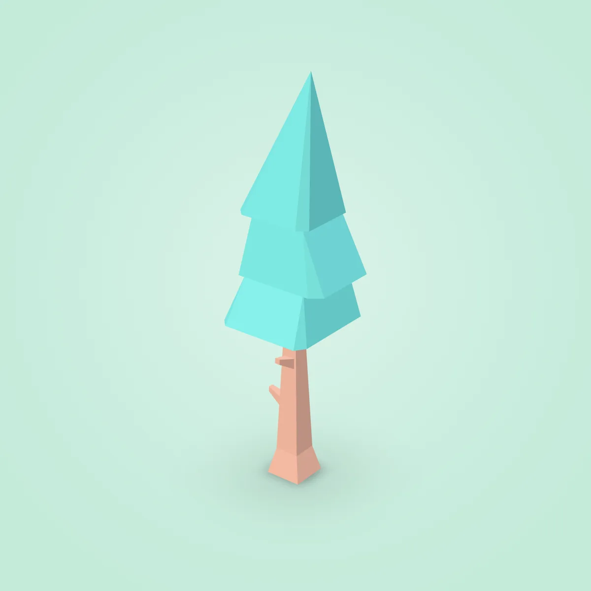 Tree Pine Tall A Detailed Model