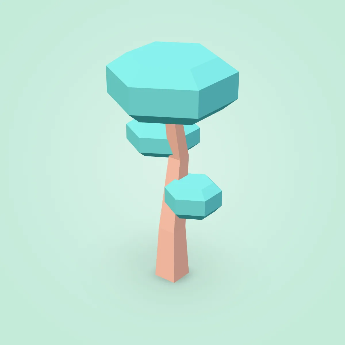 Tree Plateau Dark Set