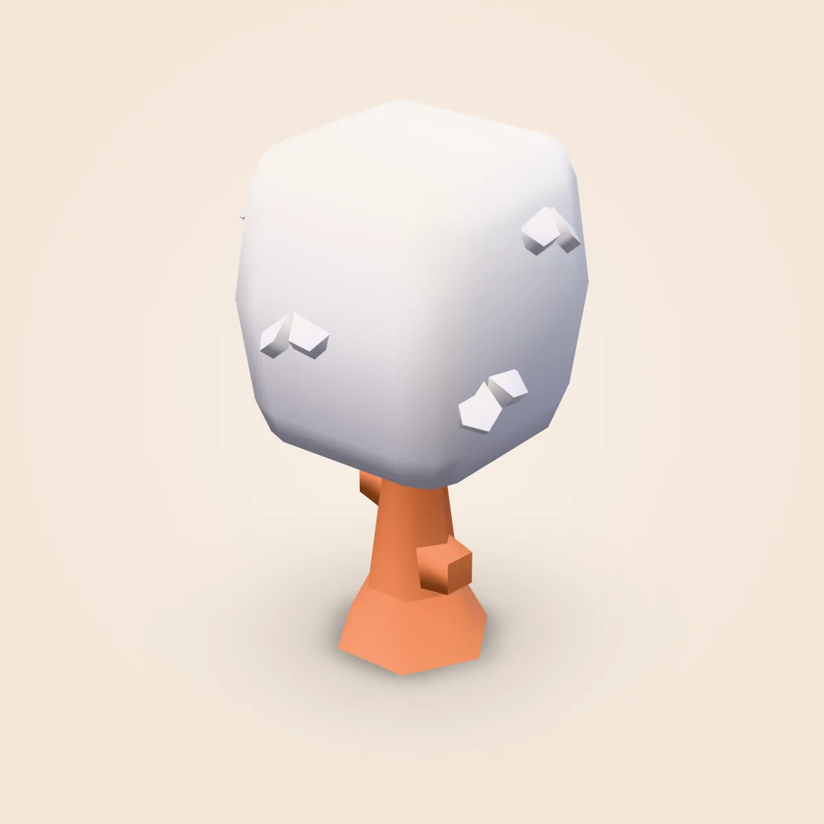 Tree Snow Model