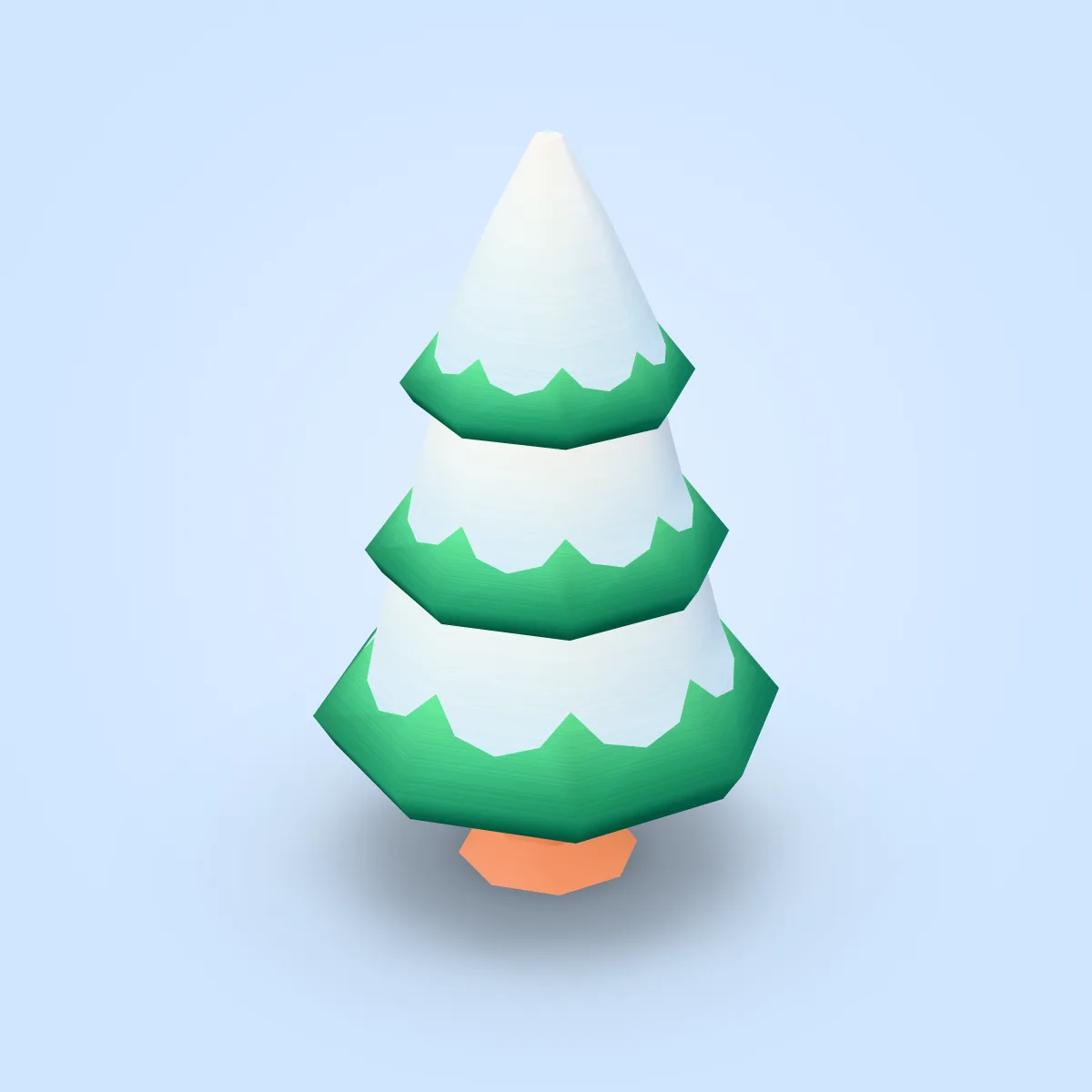 Tree Snow Type A Model