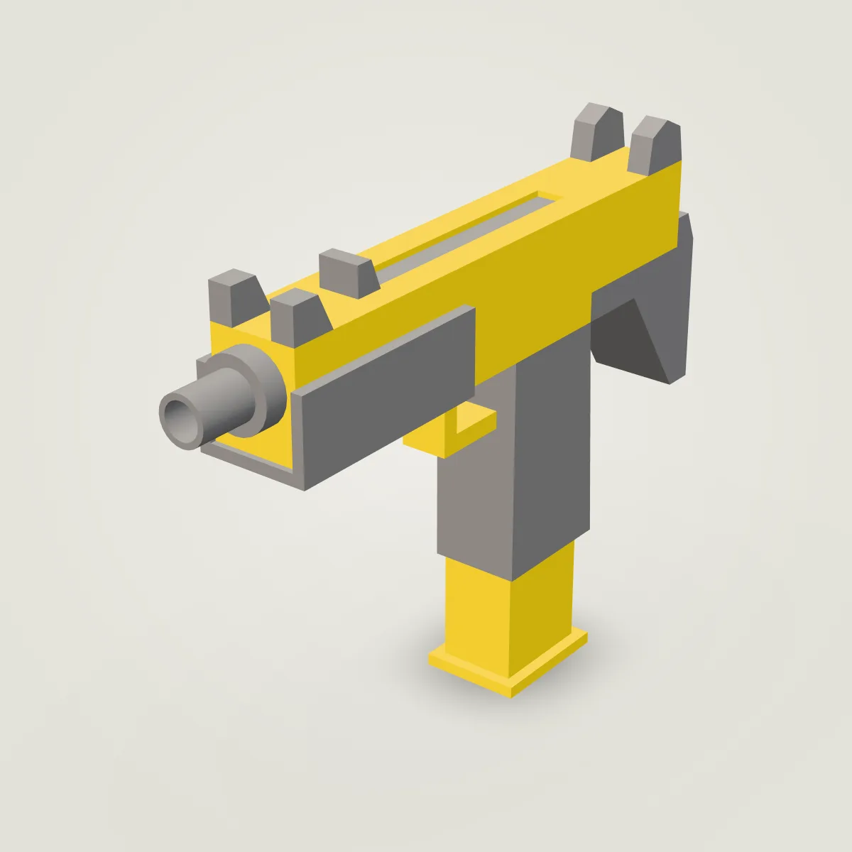Uzi Long Gold Model