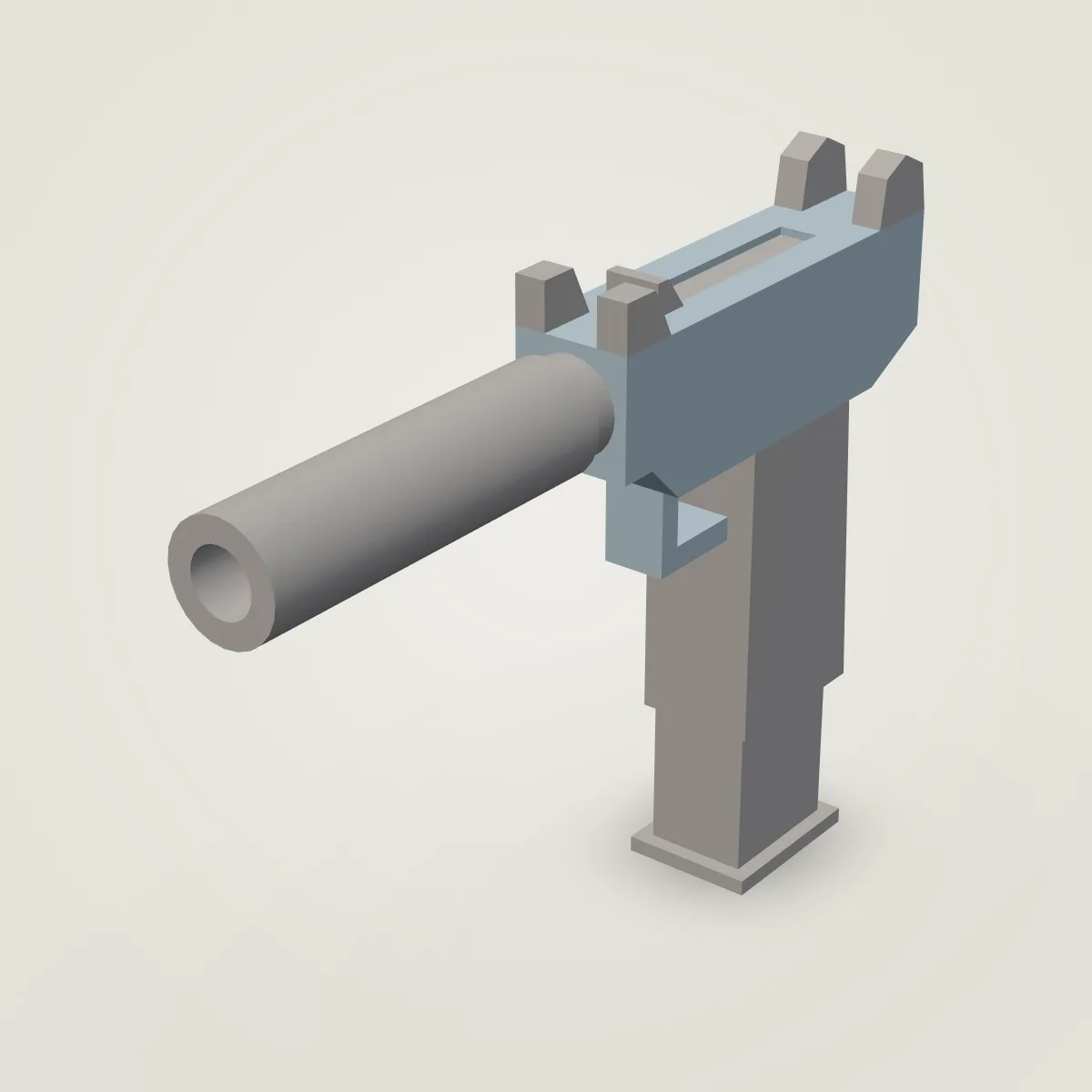 Uzi Silencer Model