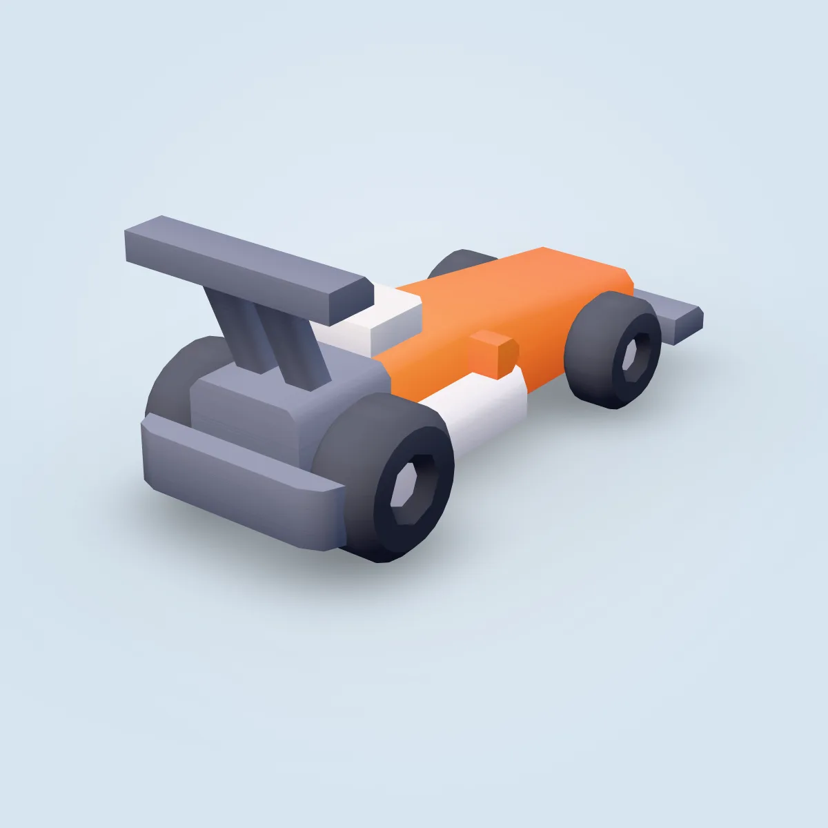 Vehicle Drag Racer Model