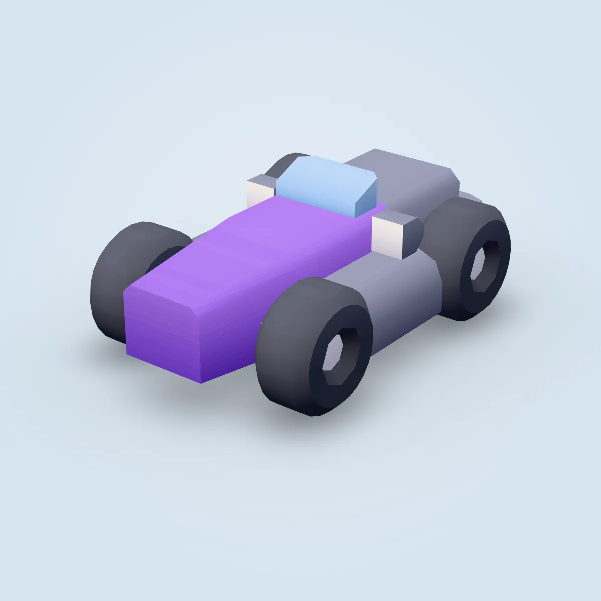Vehicle Vintage Racer Model