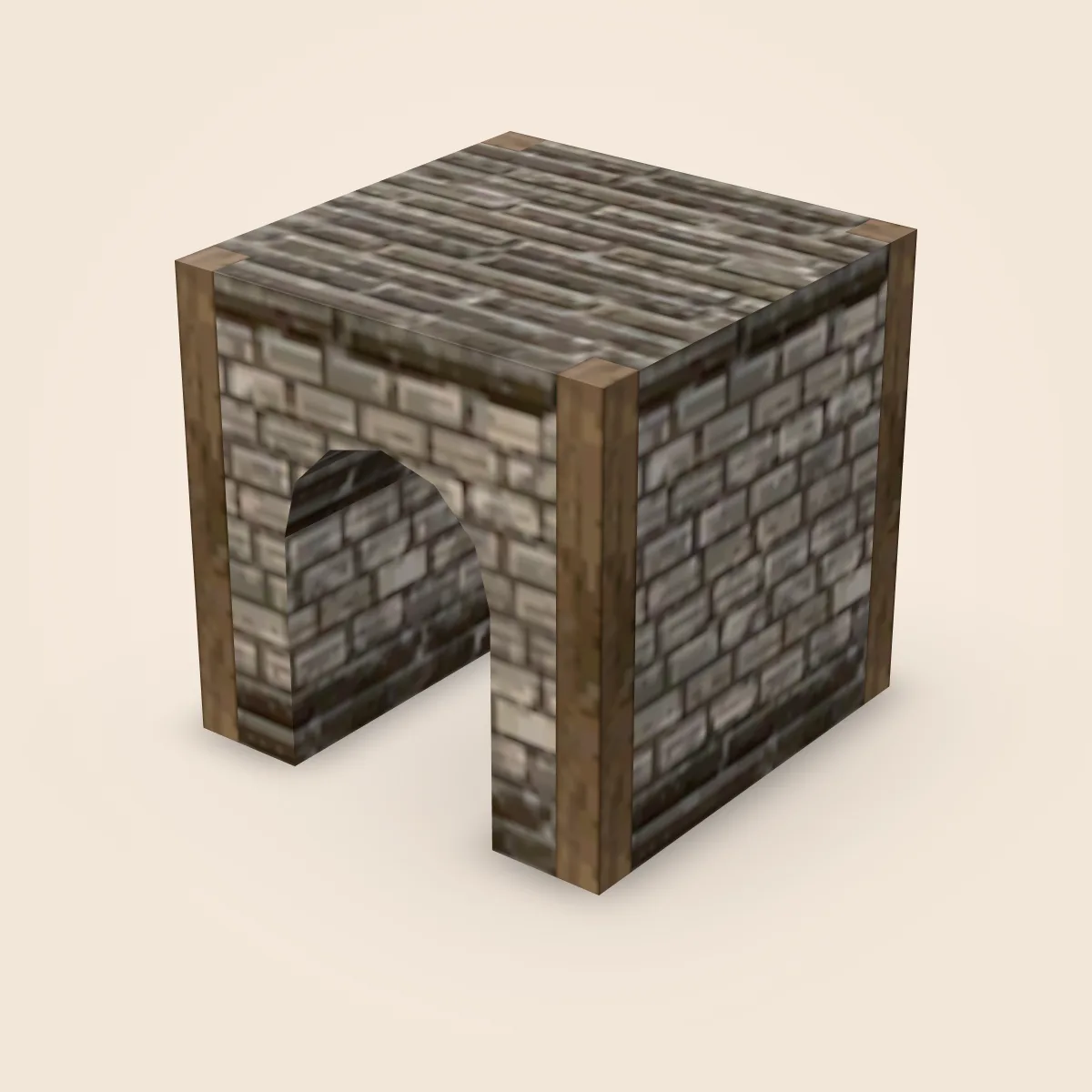 Wall Fortified Gate Model