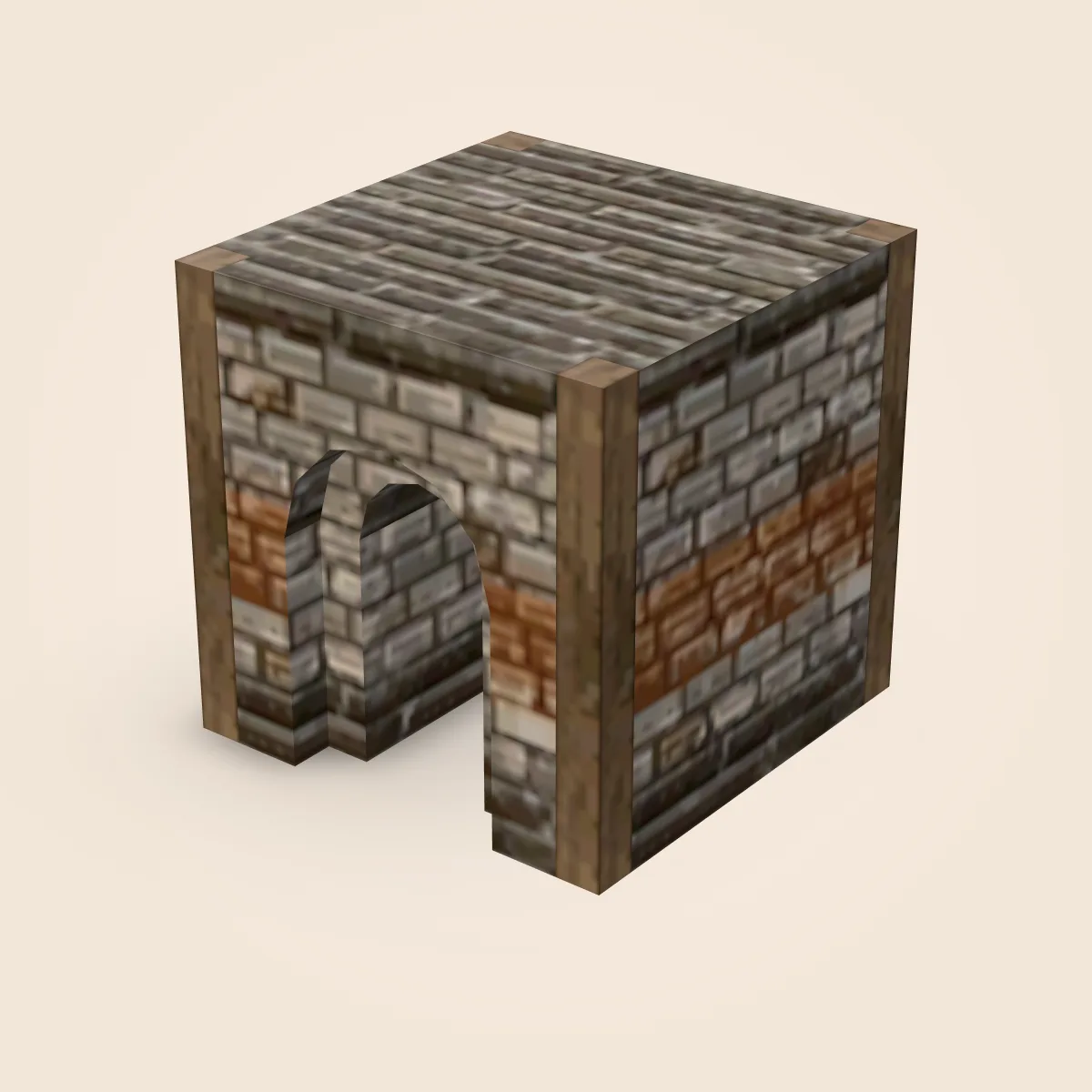Wall Fortified Paint Gate Model