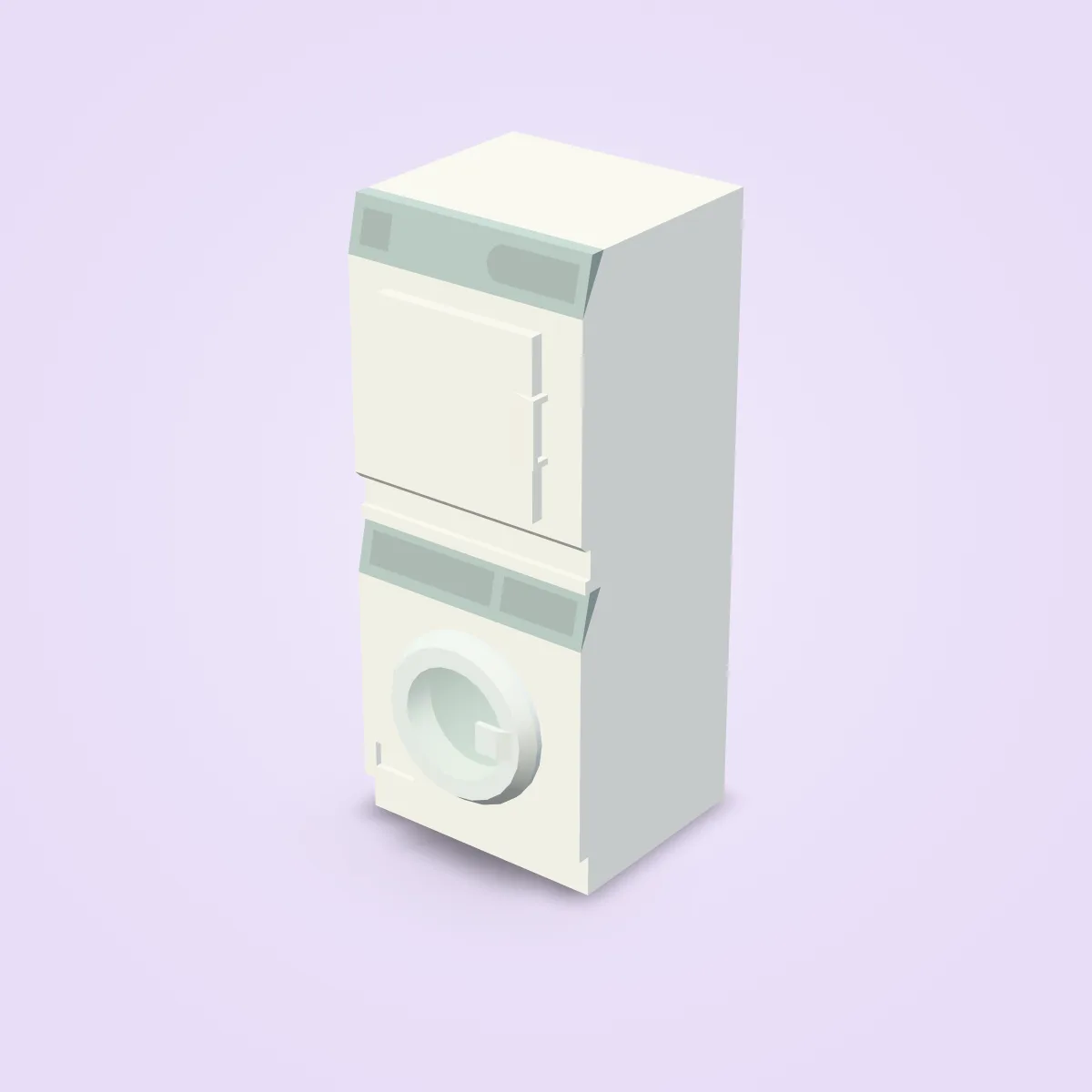Washer Dryer Stacked Model