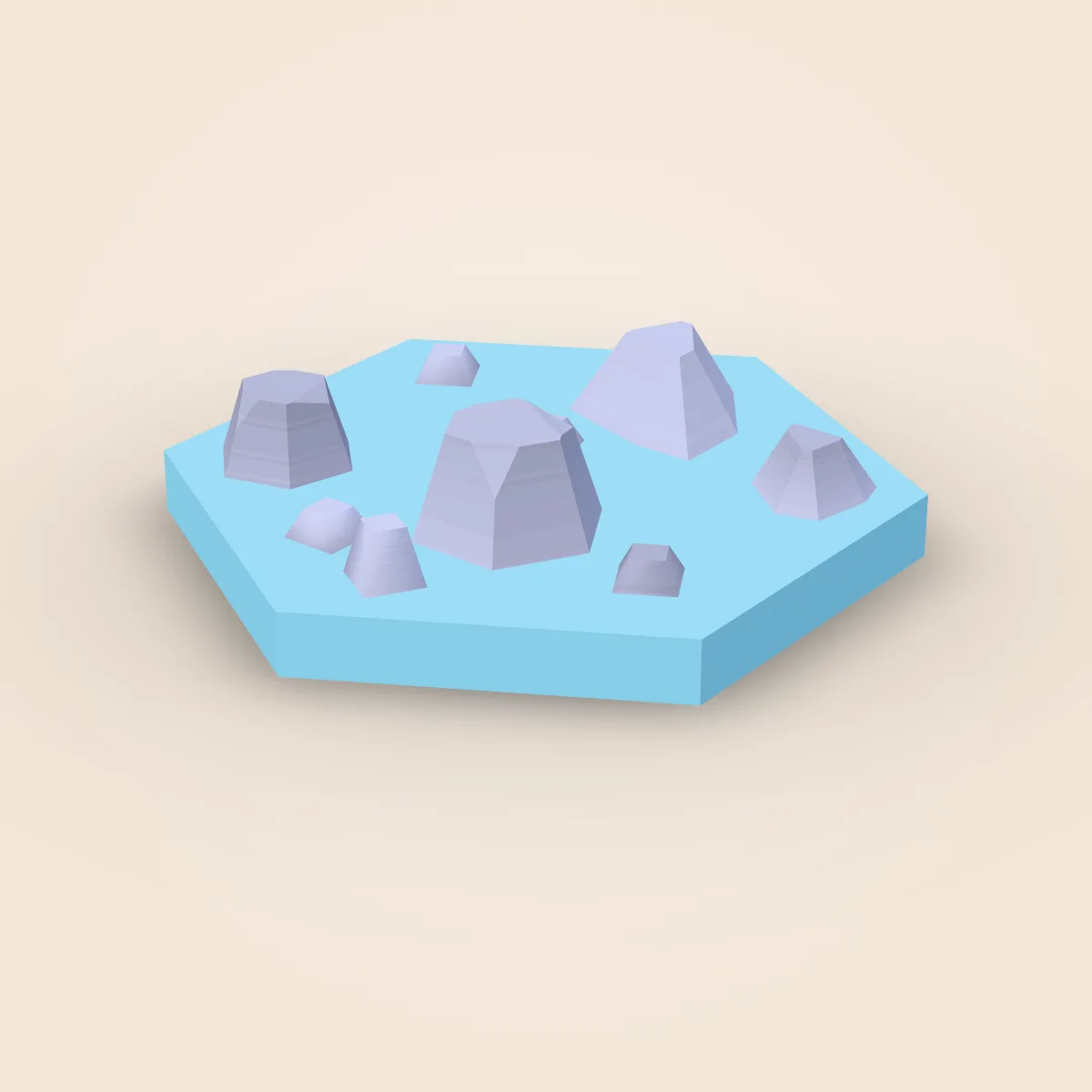 Water Rocks Model