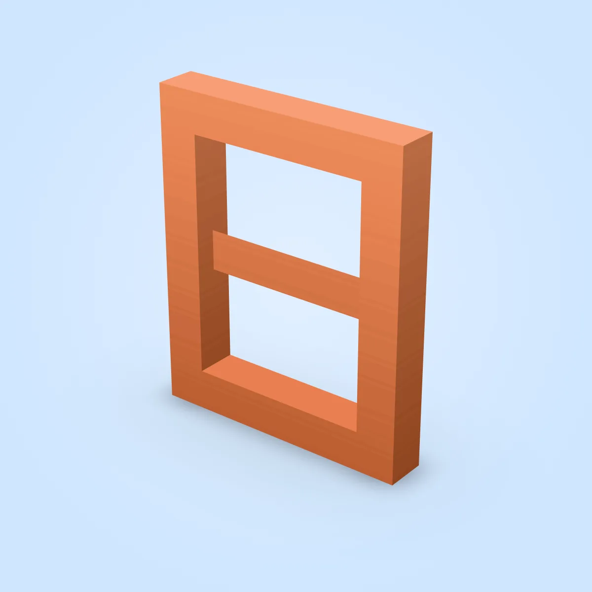 Window Brown Detailed Model