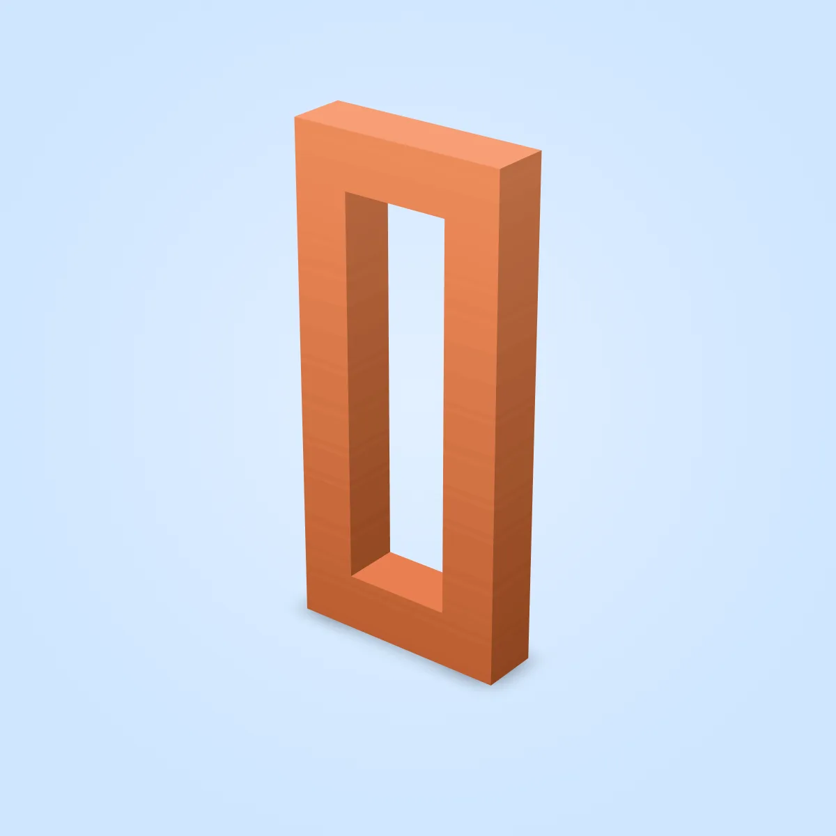 Window Brown Narrow Model