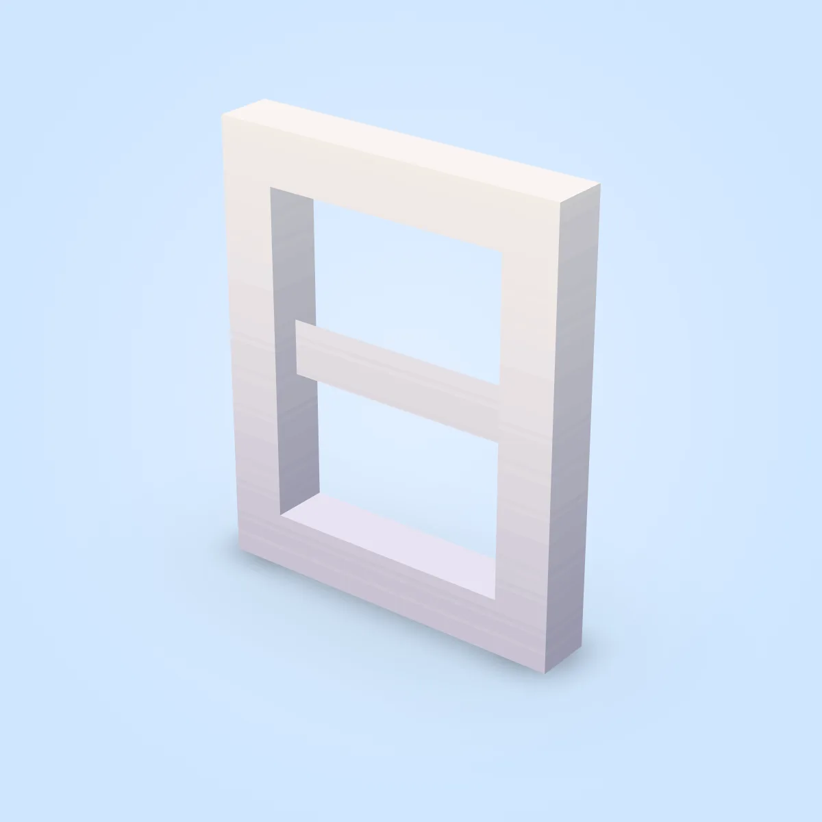 Window White Detailed Model
