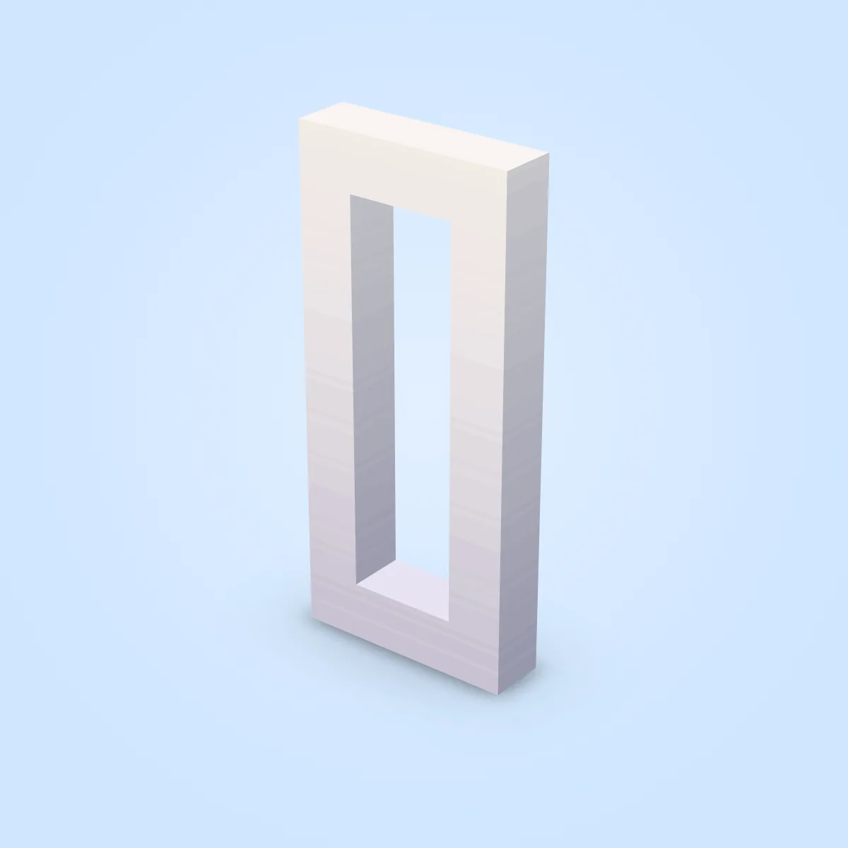Window White Narrow Model