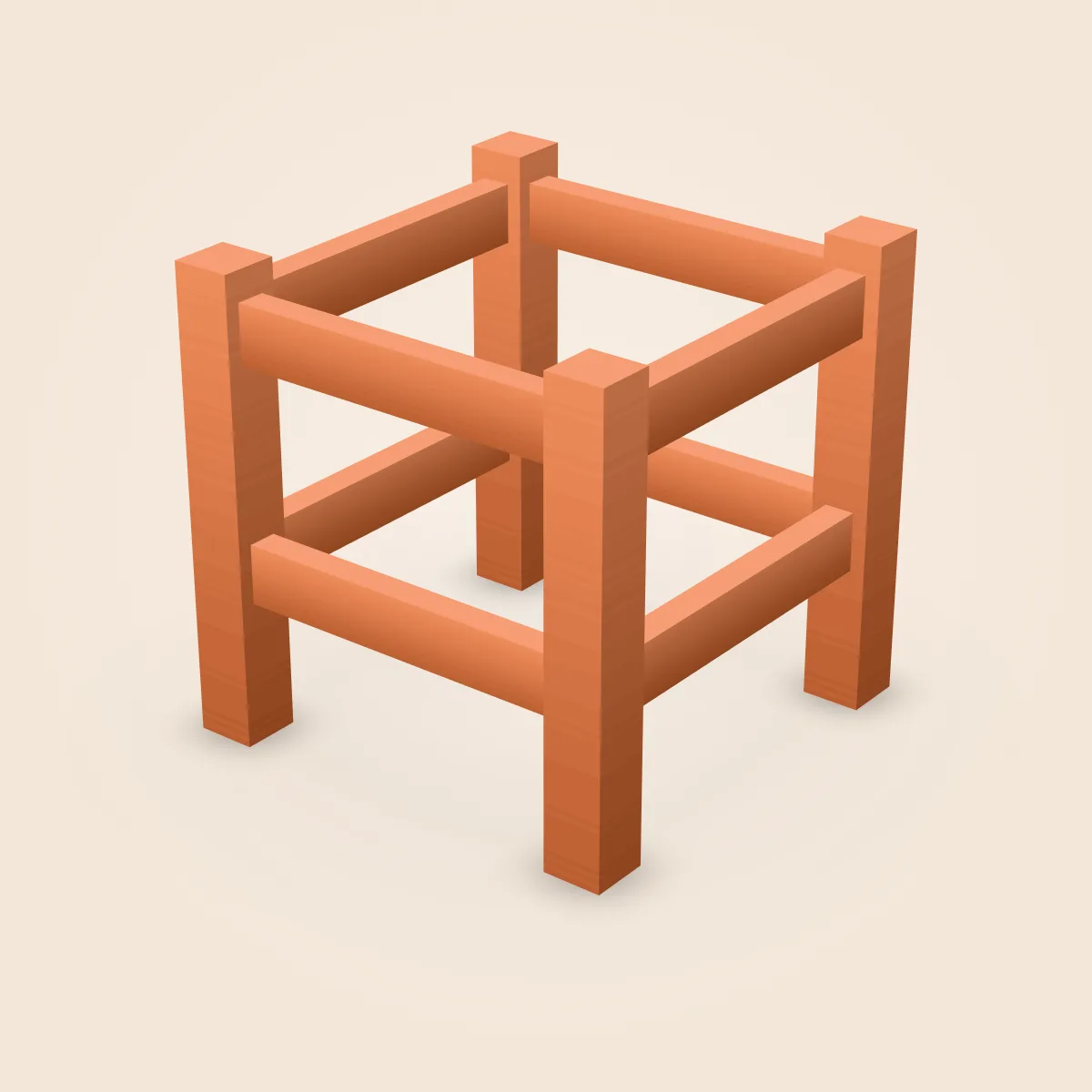 Wood Structure High Model